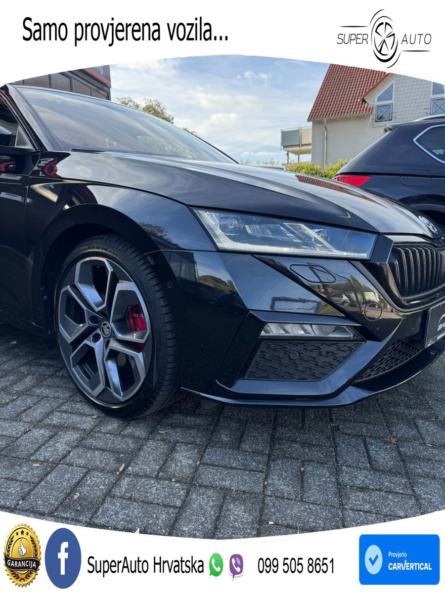 Škoda Octavia Combi RS 2.0 TDI (200 KS) DSG MATRIX+GR SJED+KAM
