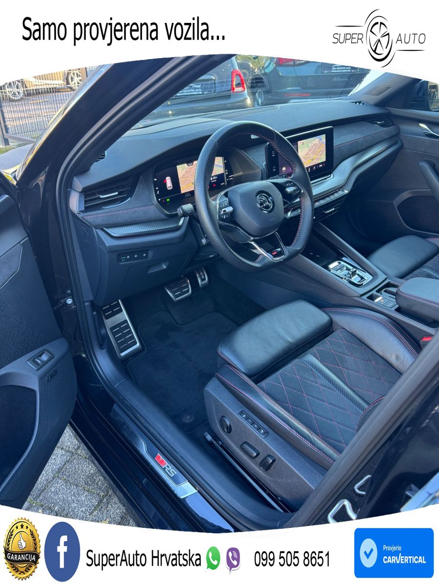 Škoda Octavia Combi RS 2.0 TDI (200 KS) DSG MATRIX+GR SJED+KAM
