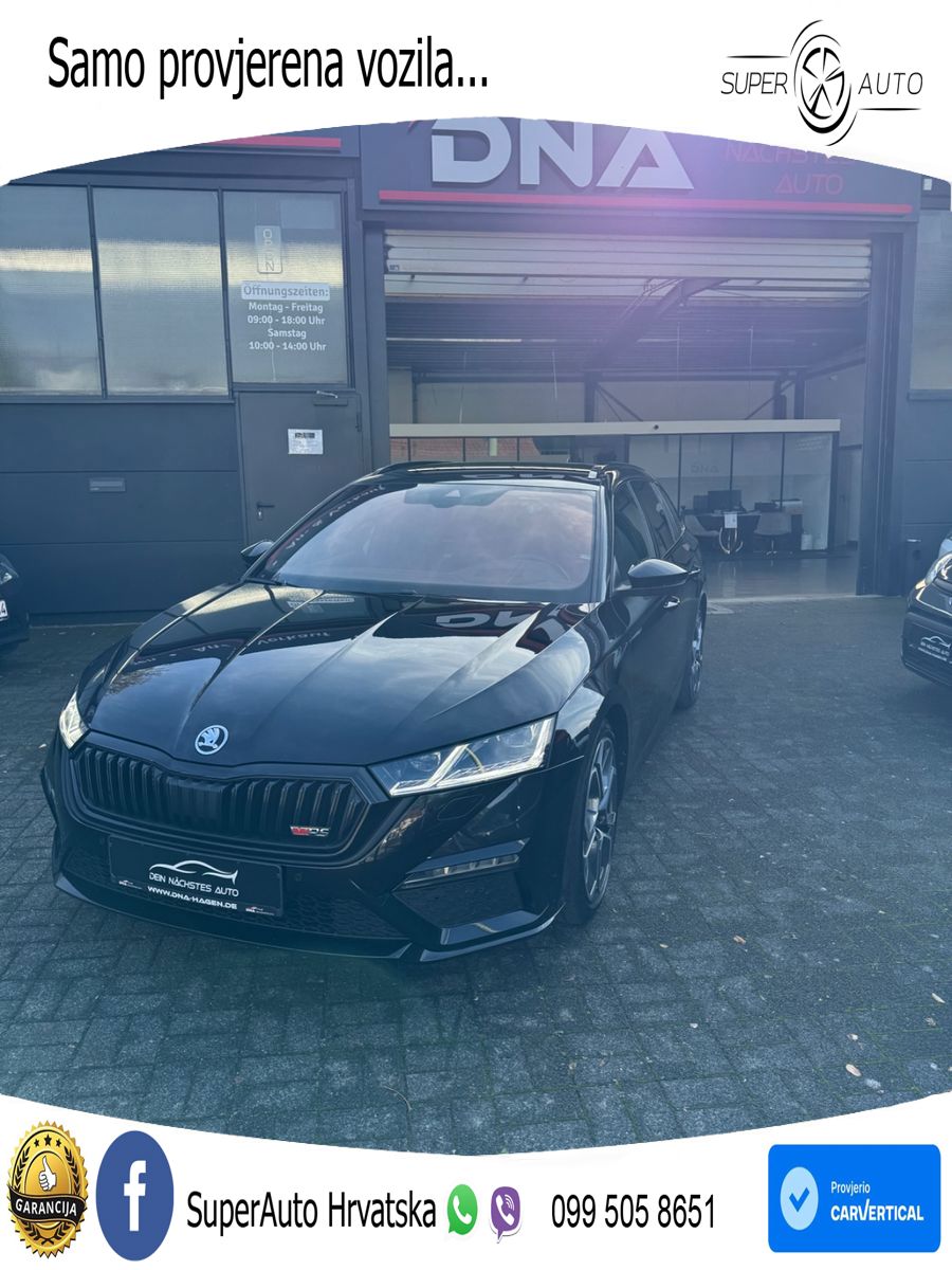 Škoda Octavia Combi RS 2.0 TDI (200 KS) DSG MATRIX+GR SJED+KAM