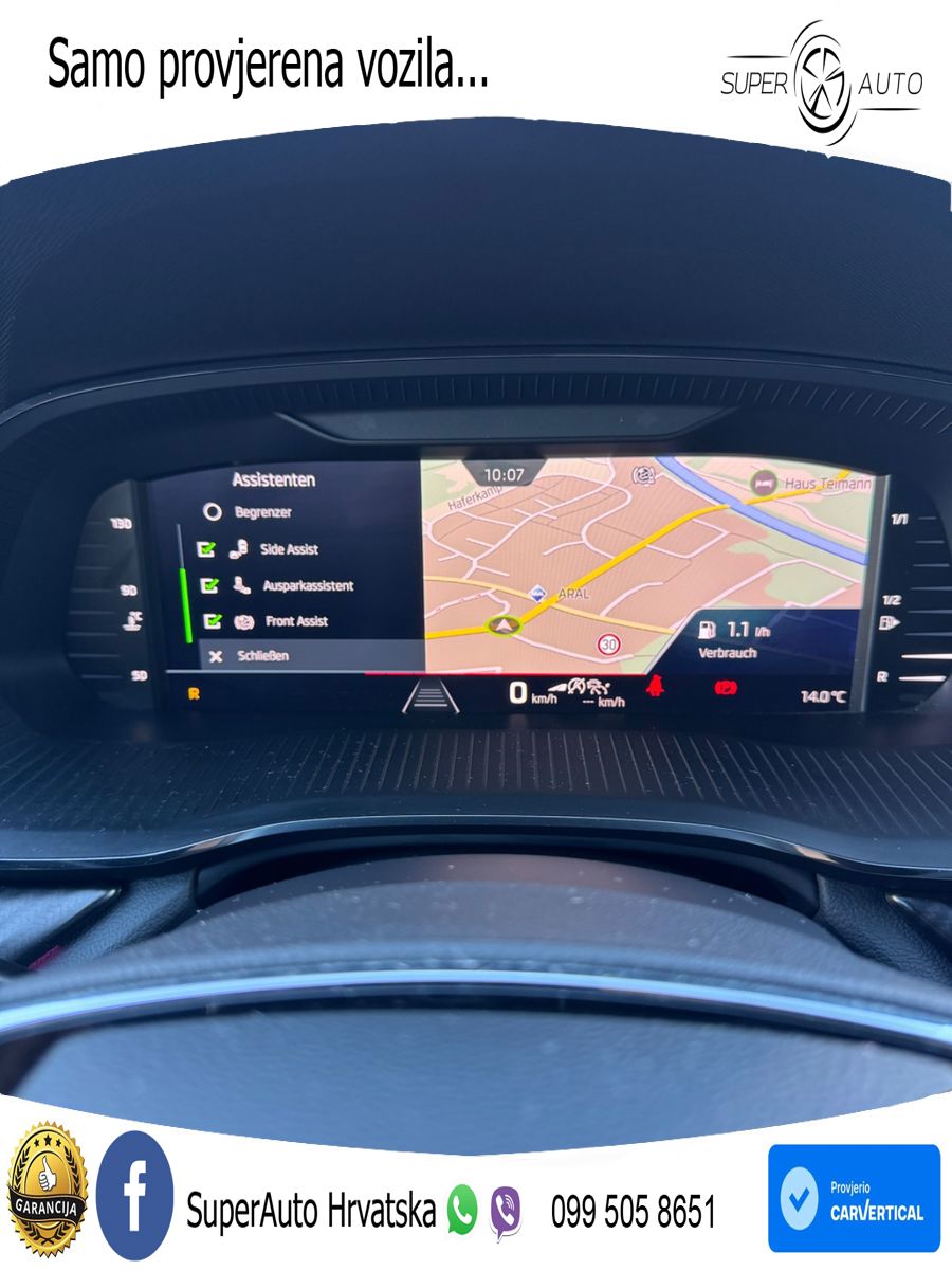 Škoda Octavia Combi RS 2.0 TDI (200 KS) DSG MATRIX+GR SJED+KAM