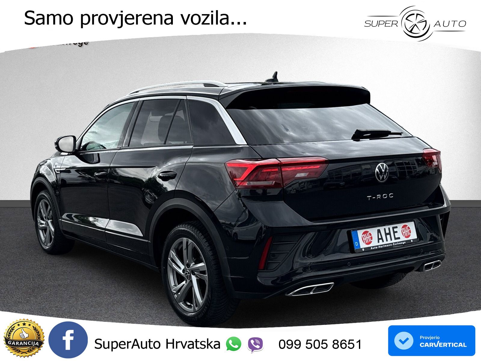 Volkswagen T-Roc 2.0 TDI (150 KS) DSG R-Line LED+GR SJED+ACC