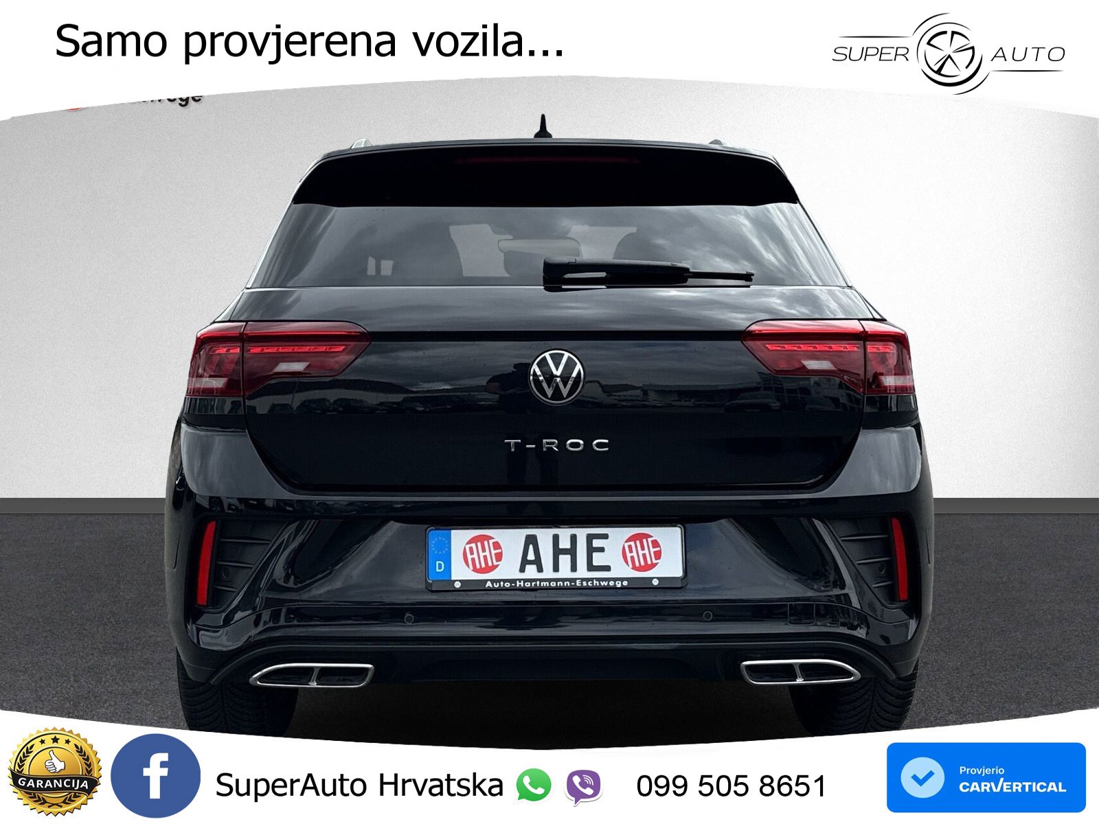 Volkswagen T-Roc 2.0 TDI (150 KS) DSG R-Line LED+GR SJED+ACC