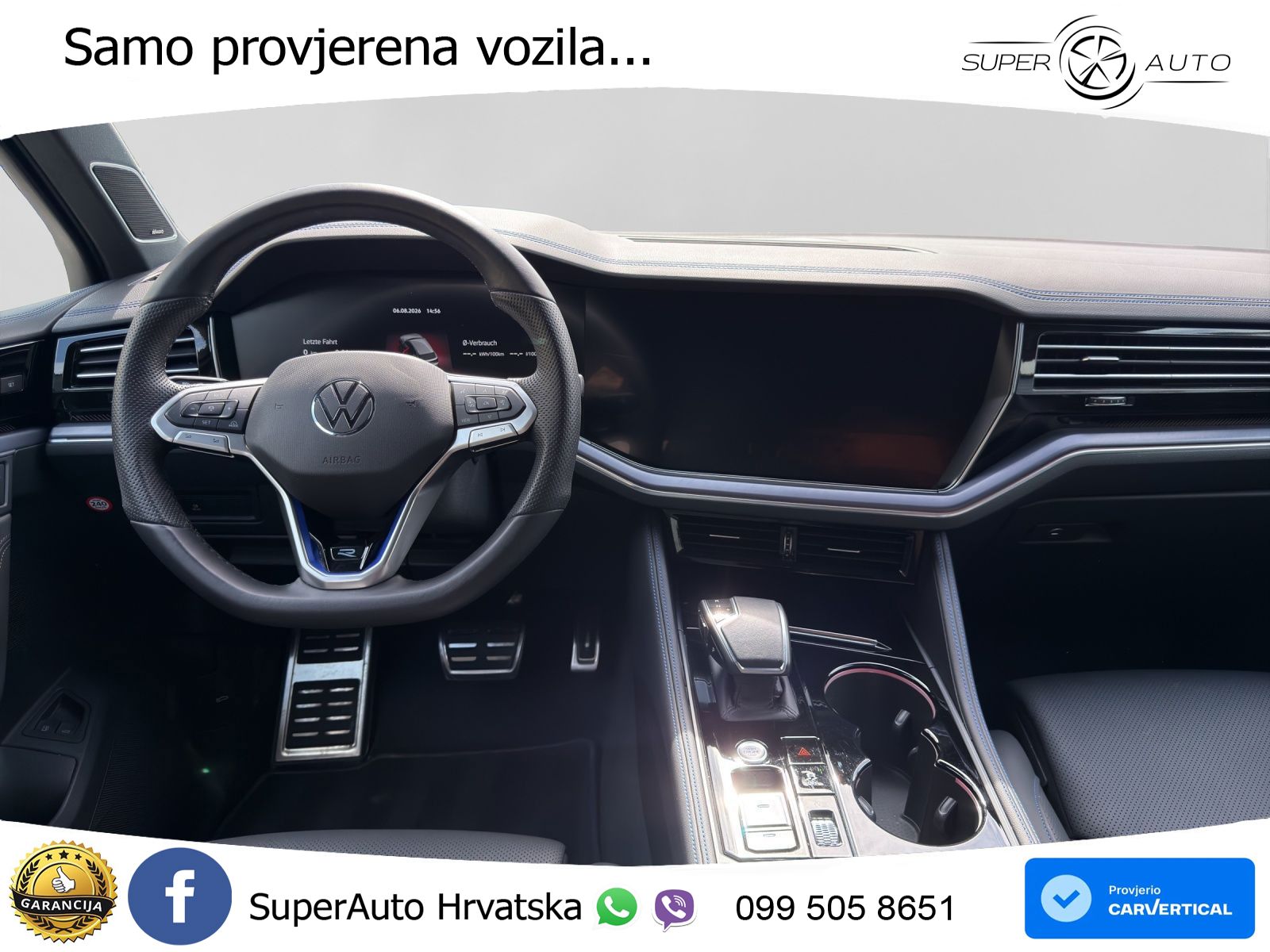 Volkswagen Touareg R 3.0 V6 TFSI (462 KS) 4MOTION Tiptronic ZRAČNI+ACC+GR SJED+KAM+PANO