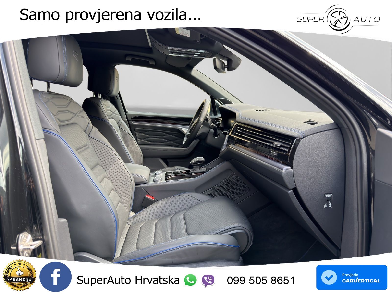 Volkswagen Touareg R 3.0 V6 TFSI (462 KS) 4MOTION Tiptronic ZRAČNI+ACC+GR SJED+KAM+PANO