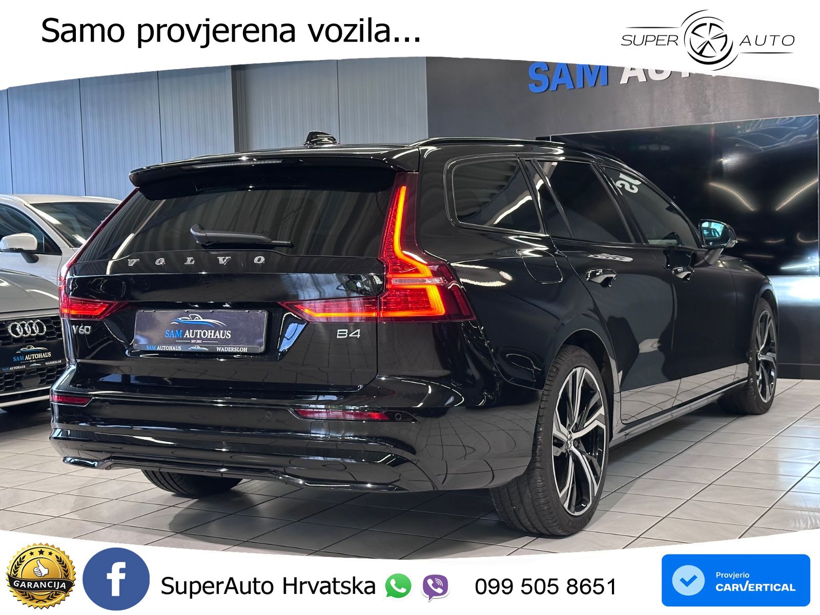 Volvo V60 2.0 B4 Benzin Automatic LED+GR SJED+ACC