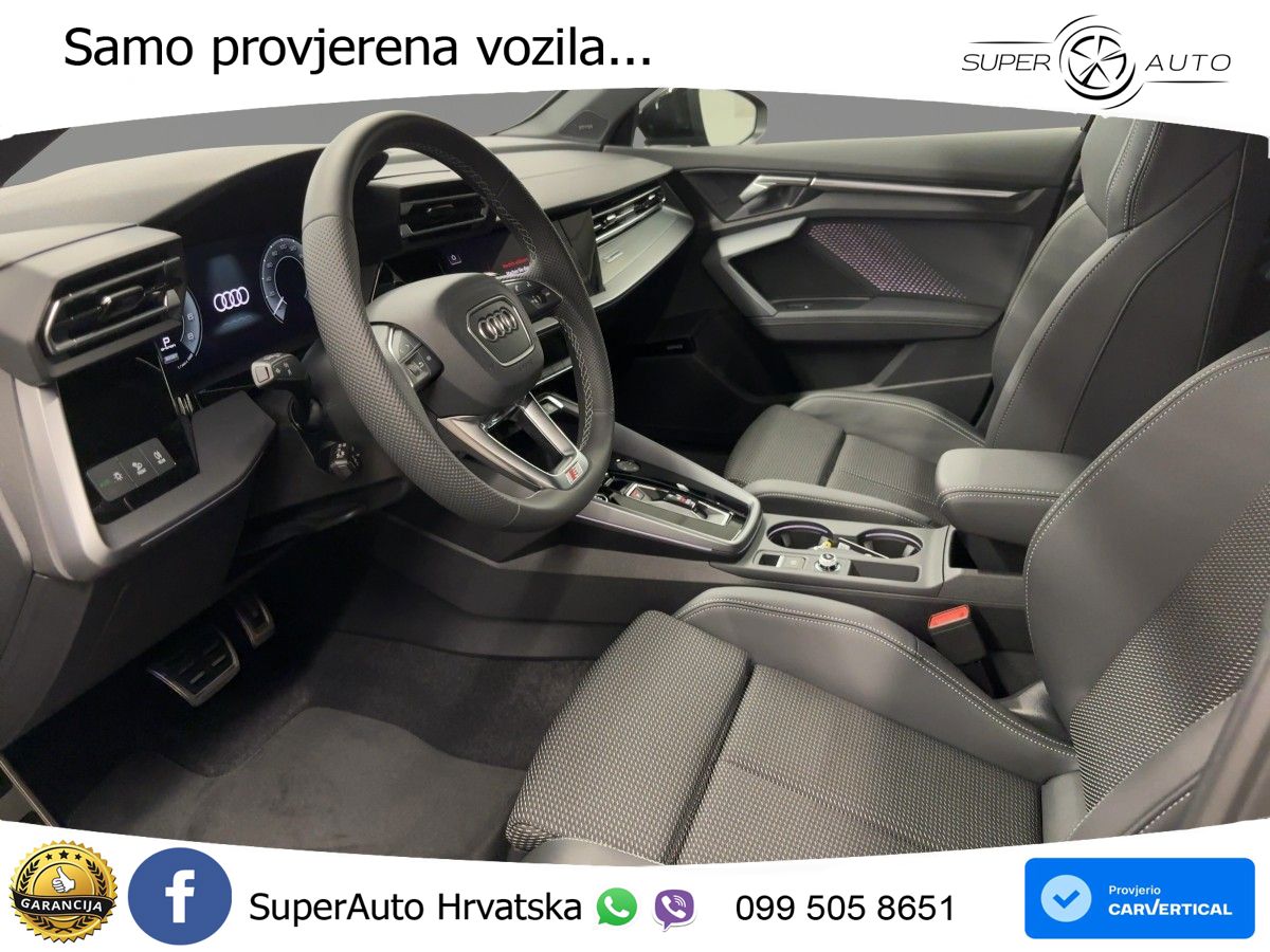 Audi A3 Sportback 40 TFSI e (204 KS) Plug-in Hybrid S tronic S line LED+GR SJED+ACC