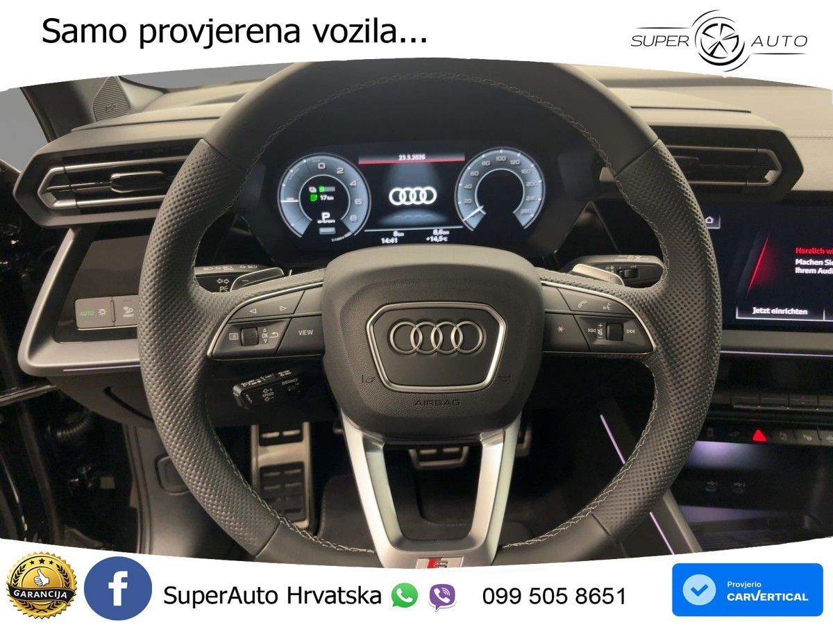 Audi A3 Sportback 40 TFSI e (204 KS) Plug-in Hybrid S tronic S line LED+GR SJED+ACC