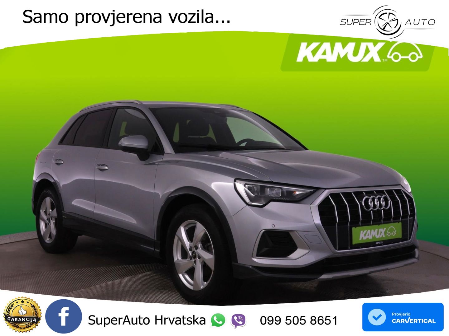 Audi Q3 35 TFSI (150 KS) S tronic advanced LED+GR SJED+ACC