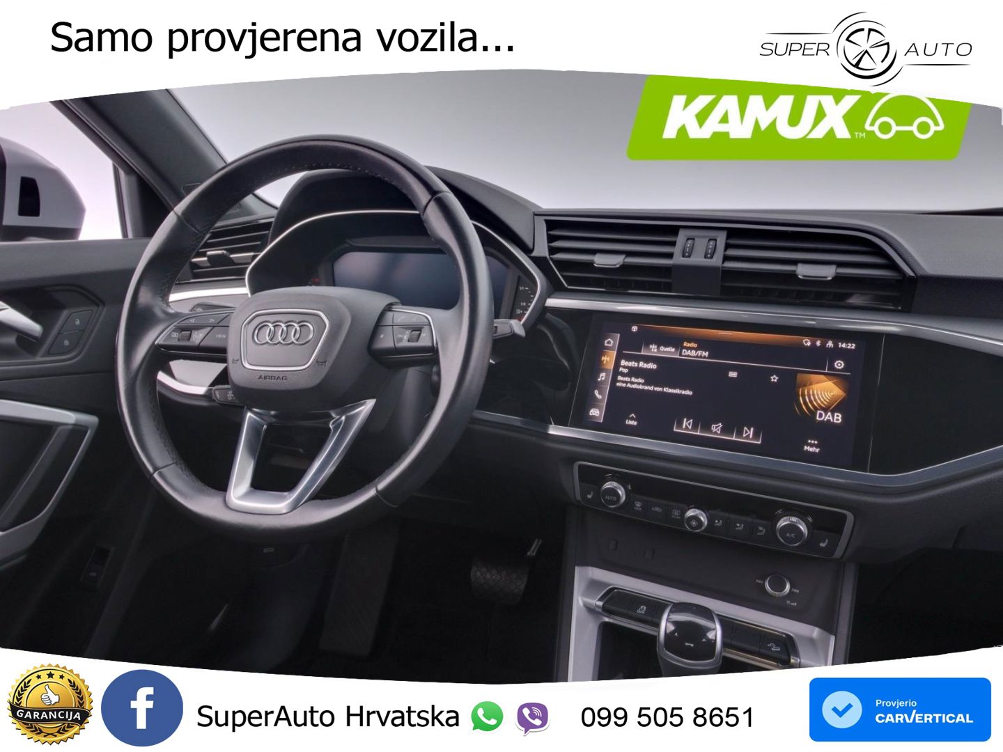 Audi Q3 35 TFSI (150 KS) S tronic advanced LED+GR SJED+ACC