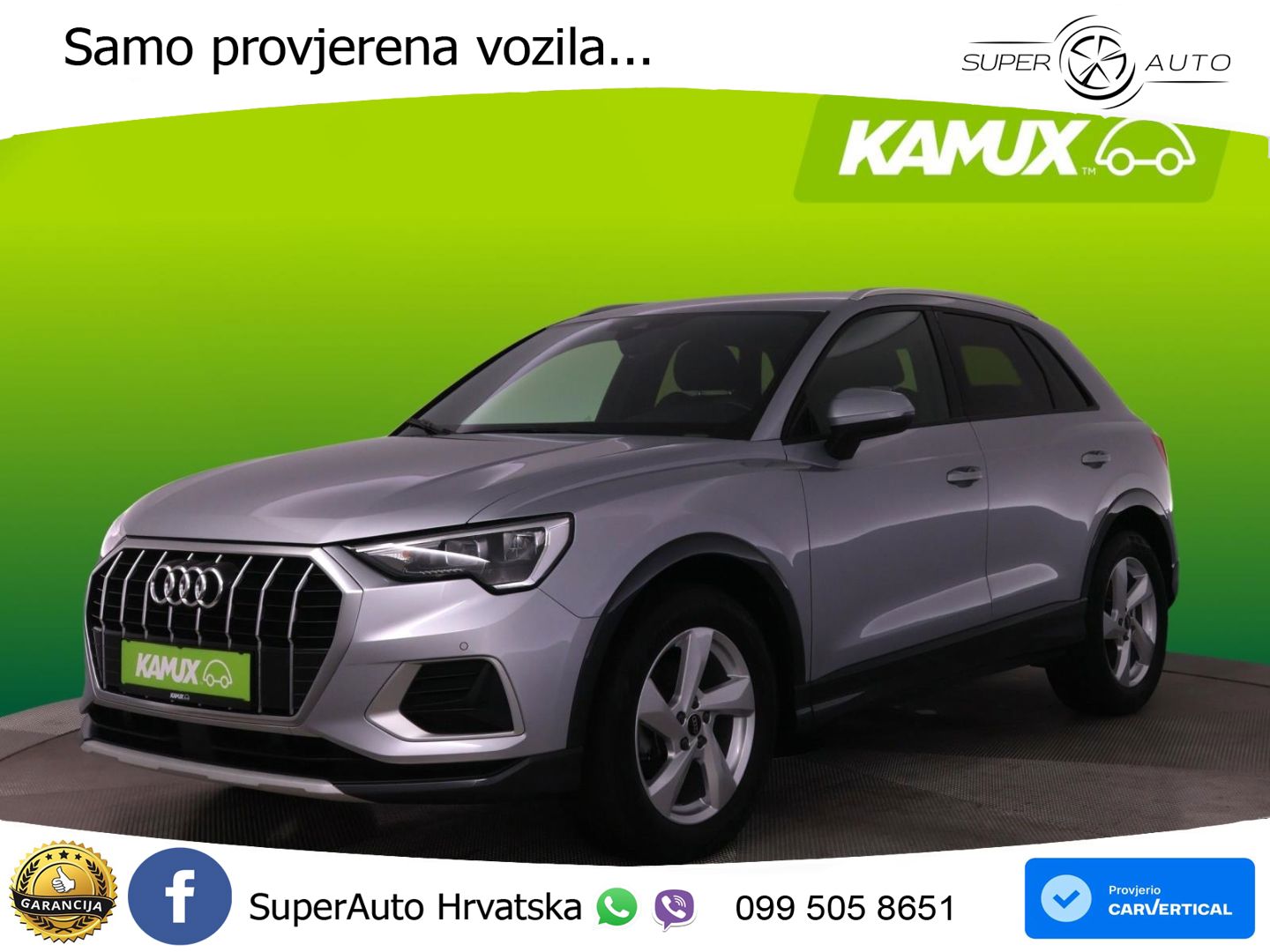 Audi Q3 35 TFSI (150 KS) S tronic advanced LED+GR SJED+ACC