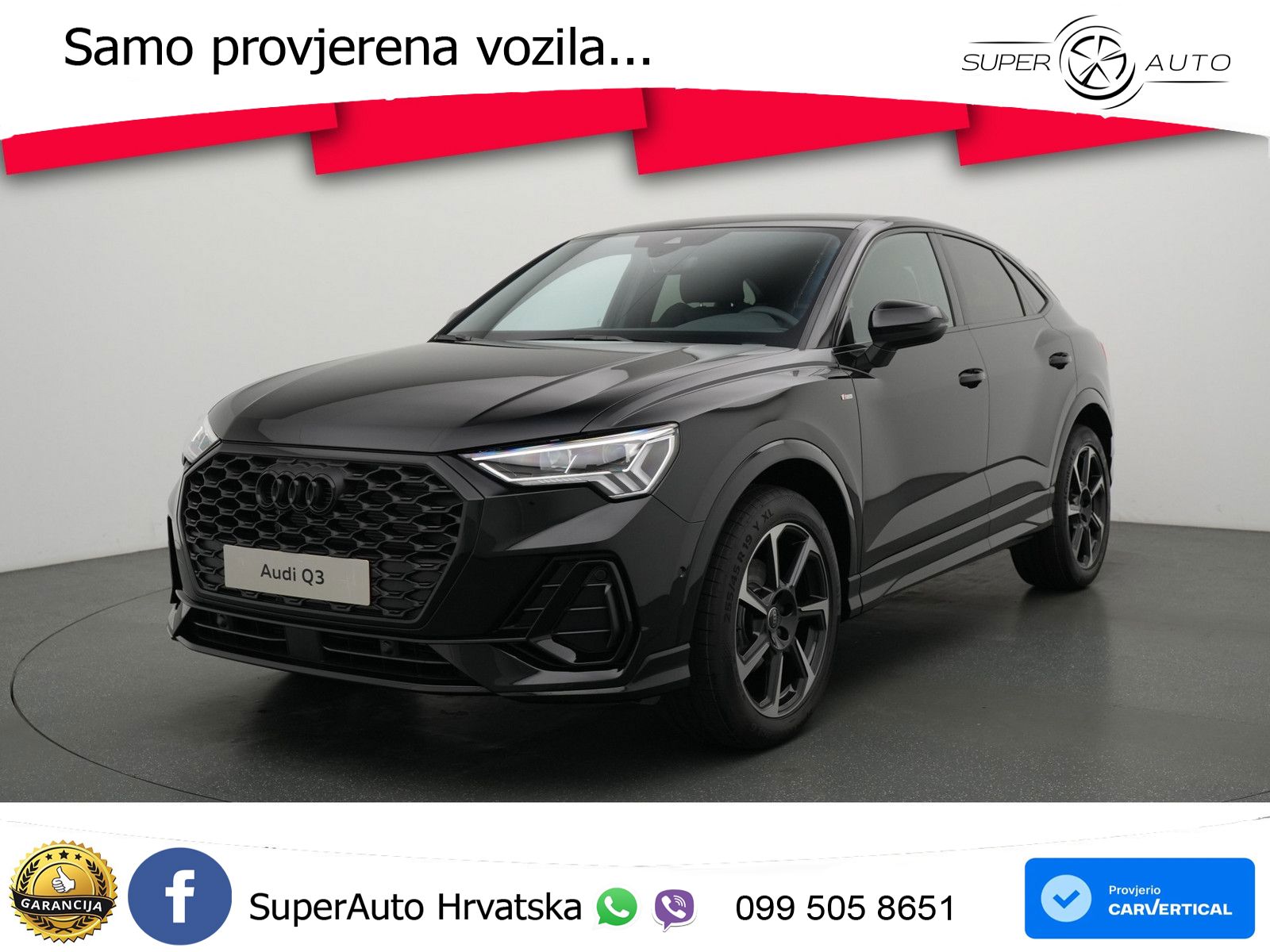 Audi Q3 III Sportback 1.5 TFSI (150 KS) S tronic S line LED+GR SJED+ACC