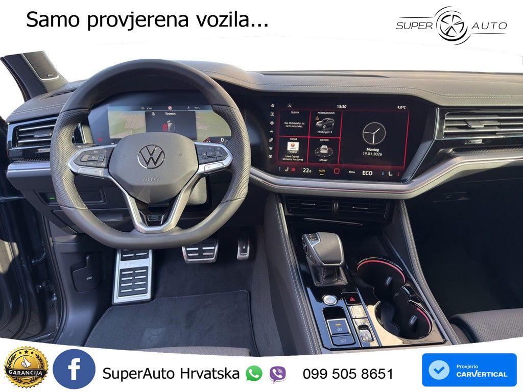 Volkswagen Touareg 3.0 V6 TDI (286 KS) 4MOTION Tiptronic ZRAČNI+ACC+GR SJED+KAM+PANO