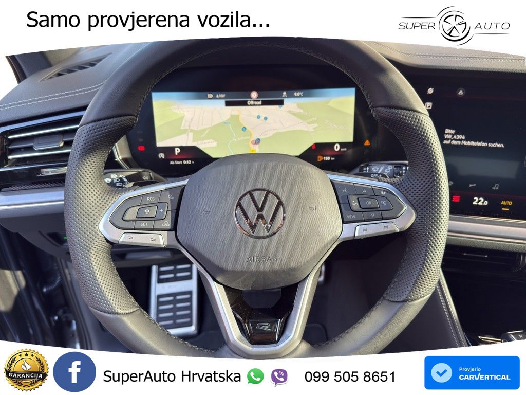 Volkswagen Touareg 3.0 V6 TDI (286 KS) 4MOTION Tiptronic ZRAČNI+ACC+GR SJED+KAM+PANO