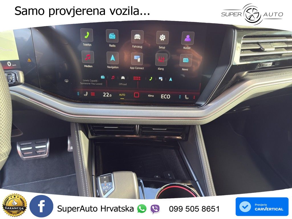 Volkswagen Touareg 3.0 V6 TDI (286 KS) 4MOTION Tiptronic ZRAČNI+ACC+GR SJED+KAM+PANO