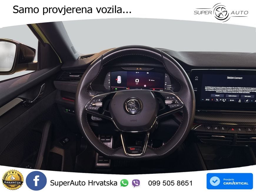 Škoda Octavia Combi RS 2.0 TDI (200 KS) DSG LED+GR SJED+ACC