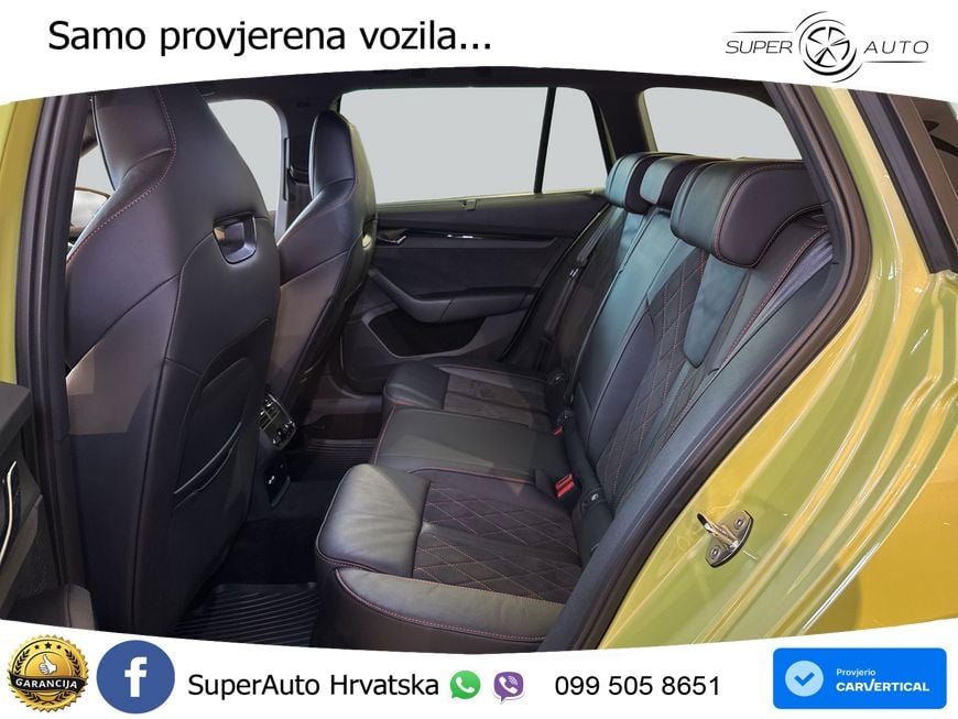 Škoda Octavia Combi RS 2.0 TDI (200 KS) DSG LED+GR SJED+ACC