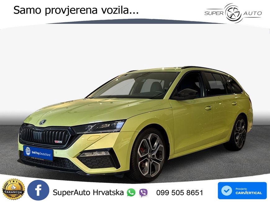 Škoda Octavia Combi RS 2.0 TDI (200 KS) DSG LED+GR SJED+ACC