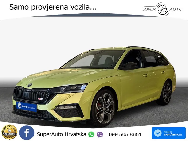 Škoda Octavia Combi RS 2.0 TDI (200 KS) DSG LED+GR SJED+ACC