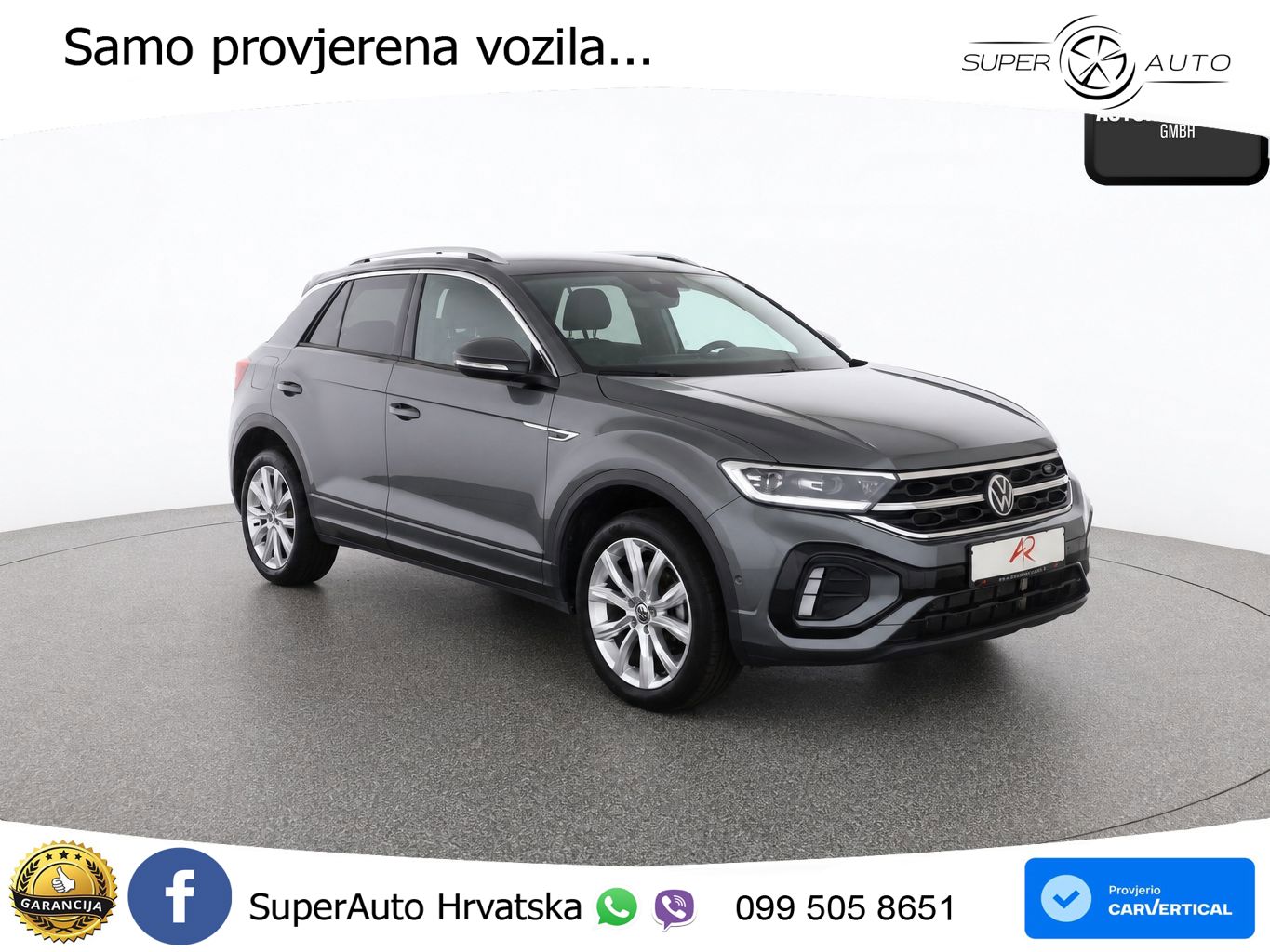 Volkswagen T-Roc 1.5 TSI (150 KS) DSG R-Line LED+GR SJED+ACC