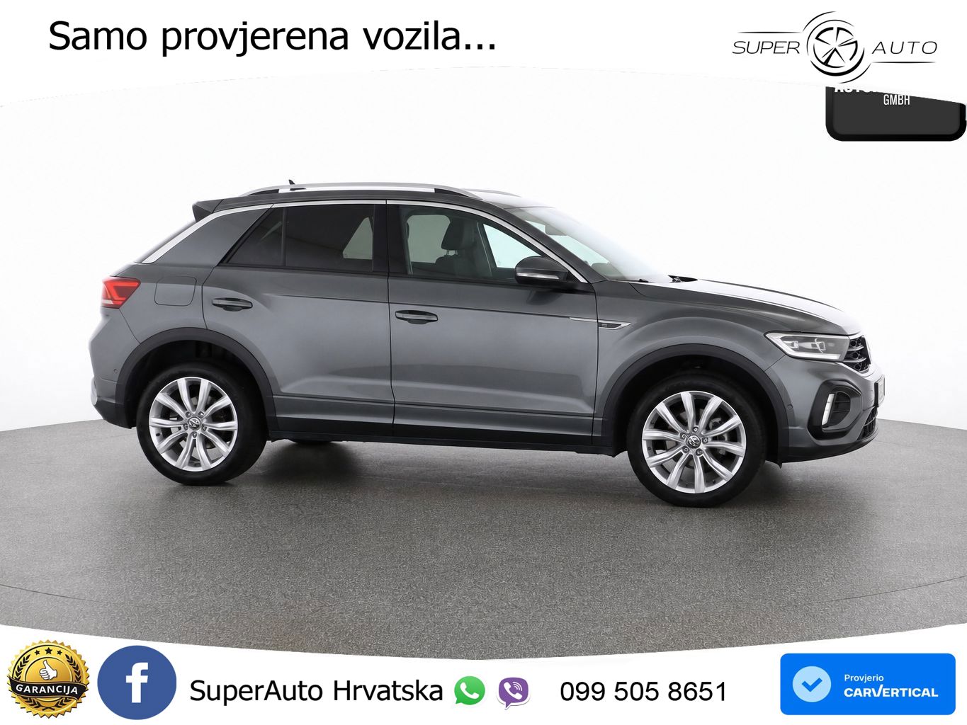 Volkswagen T-Roc 1.5 TSI (150 KS) DSG R-Line LED+GR SJED+ACC