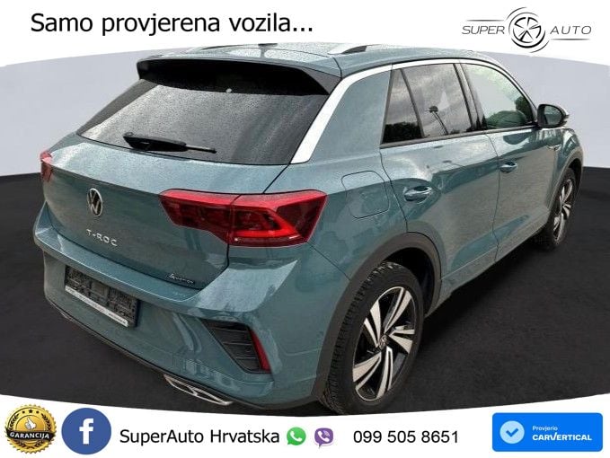 Volkswagen T-Roc 2.0 TSI (190 KS) 4M DSG R-Line LED+GR SJED+ACC