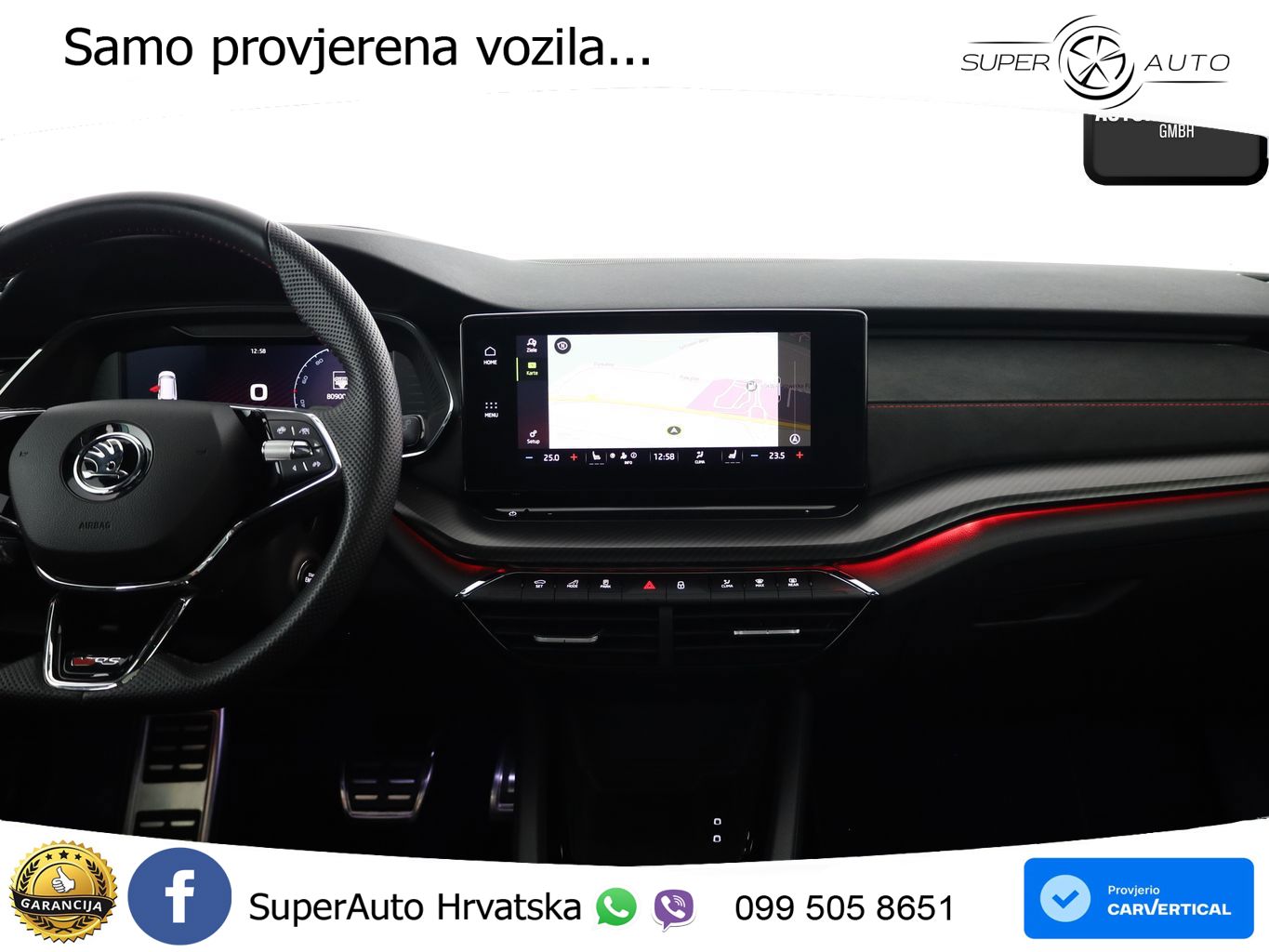 Škoda Octavia Combi RS 2.0 TDI (200 KS) 4x4 DSG LED+GR SJED+ACC
