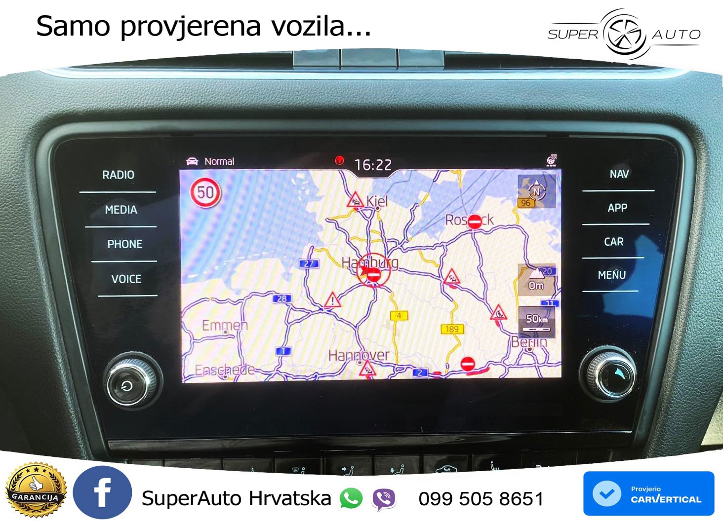Škoda Octavia Combi 2.0 TDI (150 KS) DSG LED+GR SJED+ACC