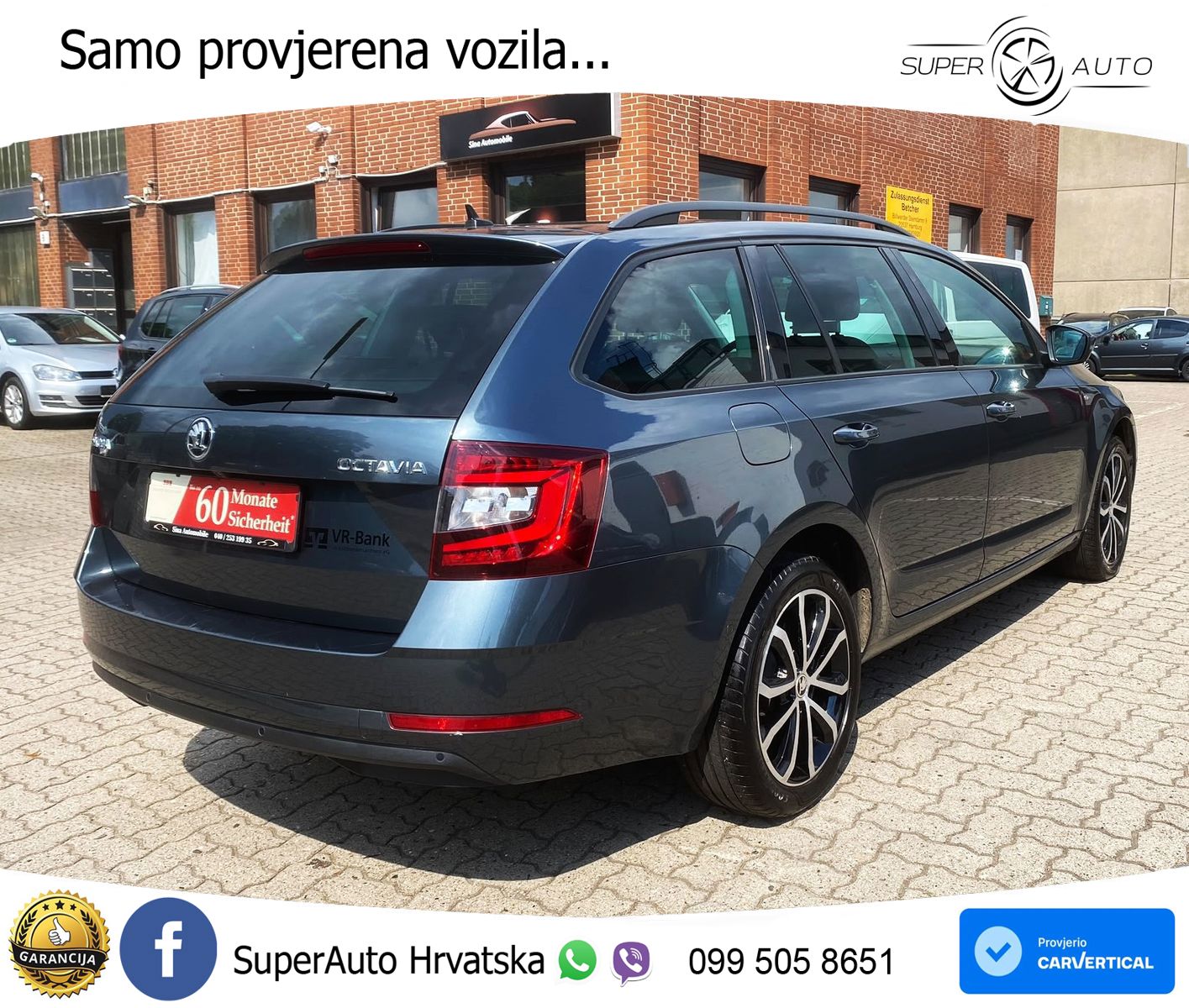 Škoda Octavia Combi 2.0 TDI (150 KS) DSG LED+GR SJED+ACC