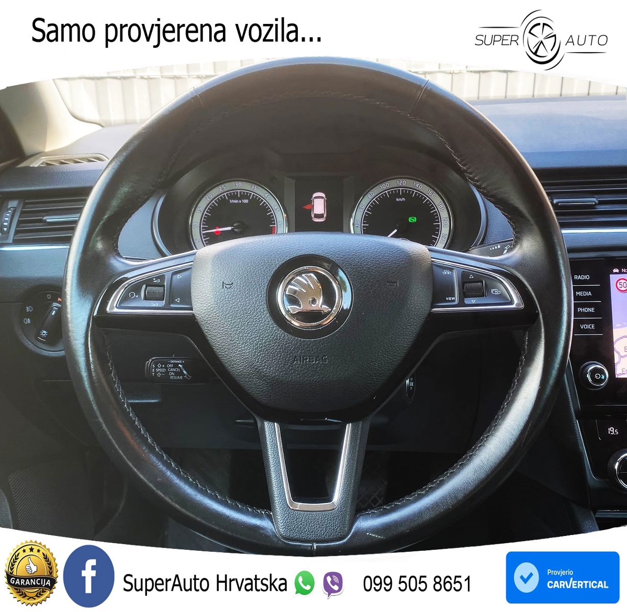 Škoda Octavia Combi 2.0 TDI (150 KS) DSG LED+GR SJED+ACC