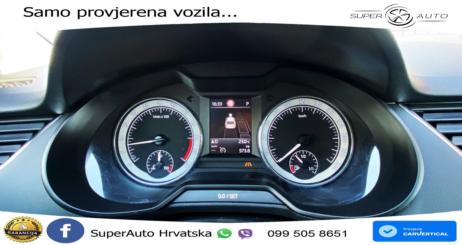 Škoda Octavia Combi 2.0 TDI (150 KS) DSG LED+GR SJED+ACC