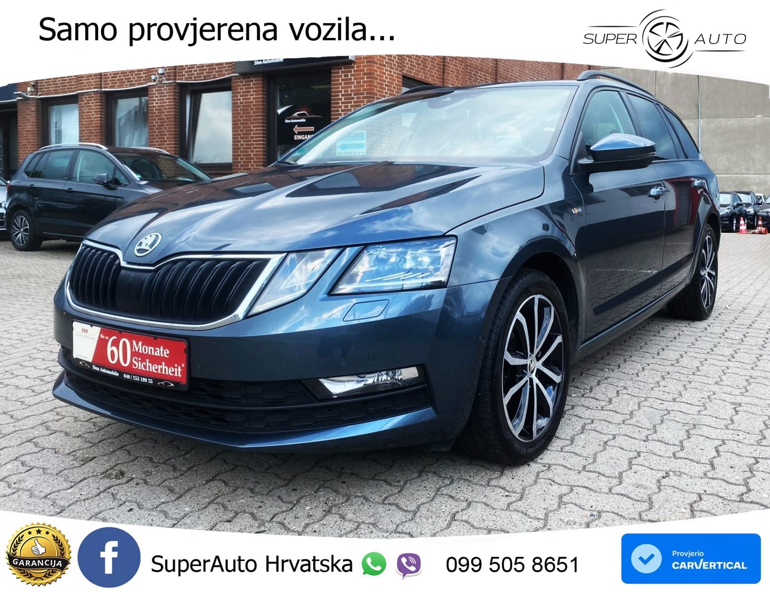 Škoda Octavia Combi 2.0 TDI (150 KS) DSG LED+GR SJED+ACC