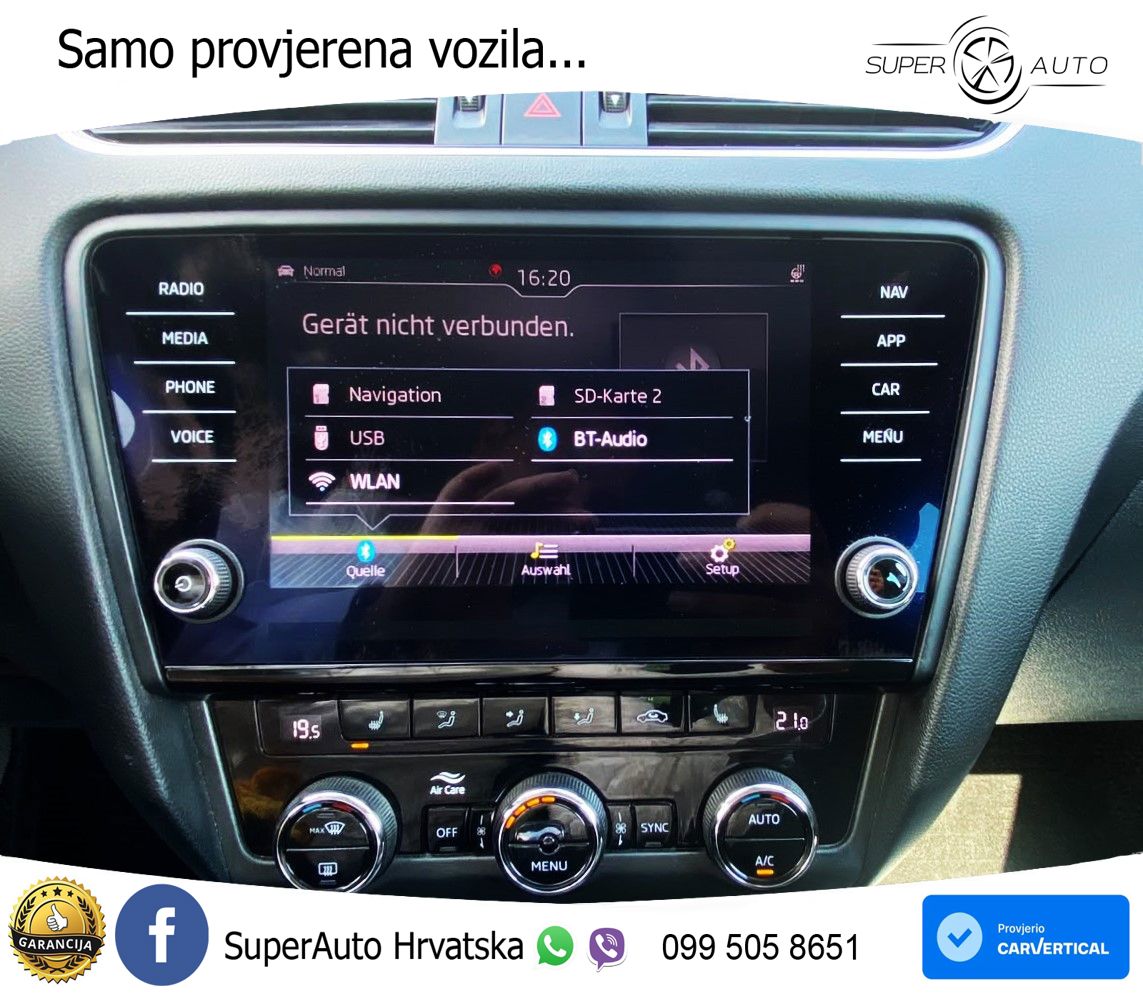 Škoda Octavia Combi 2.0 TDI (150 KS) DSG LED+GR SJED+ACC
