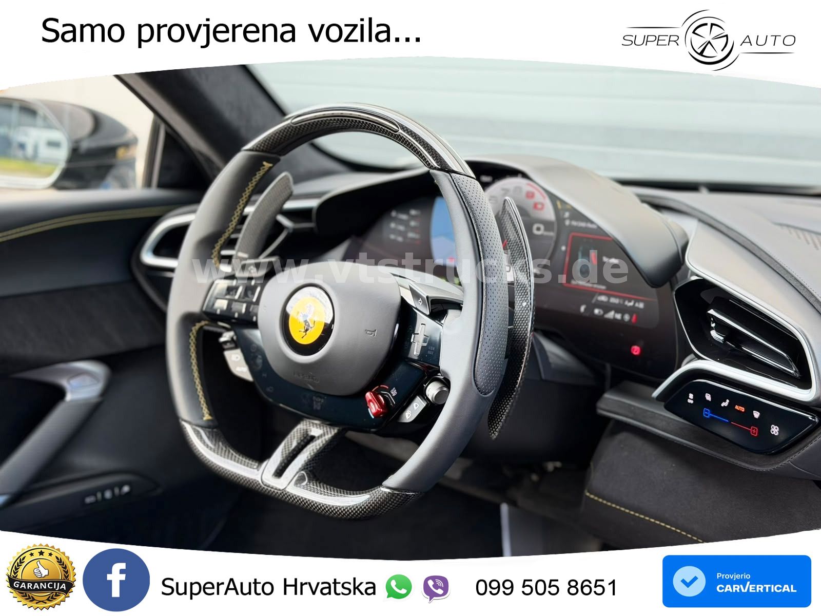 Ferrari 296 GTB 3.0 V6 (830 KS) F1 DCT