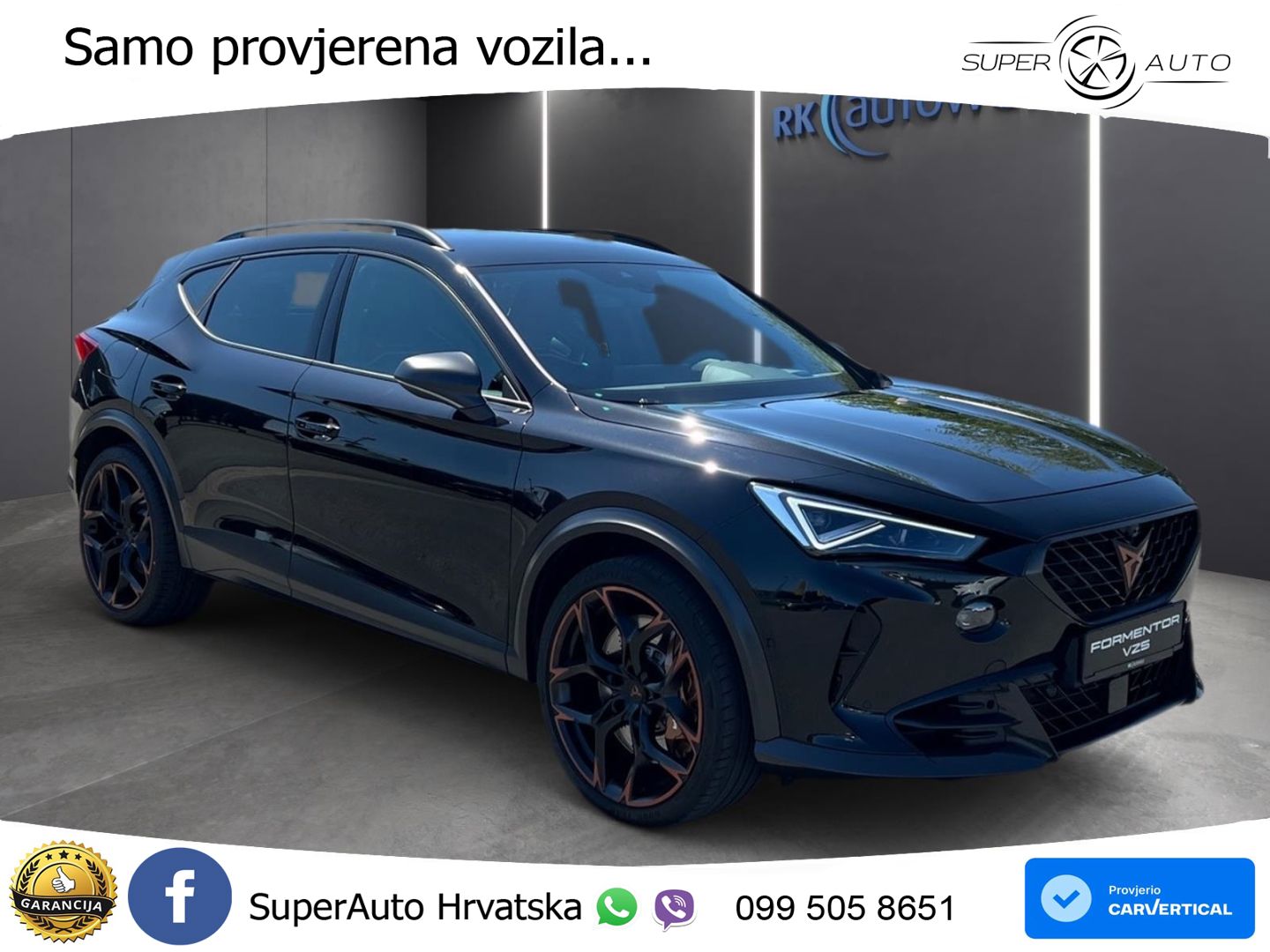 Cupra Formentor VZ5 2.5 TSI (390 KS) 4Drive DSG MATRIX+GR SJED+KAM