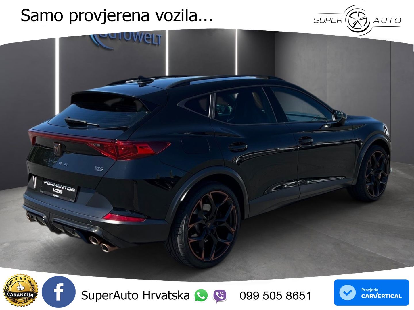 Cupra Formentor VZ5 2.5 TSI (390 KS) 4Drive DSG MATRIX+GR SJED+KAM