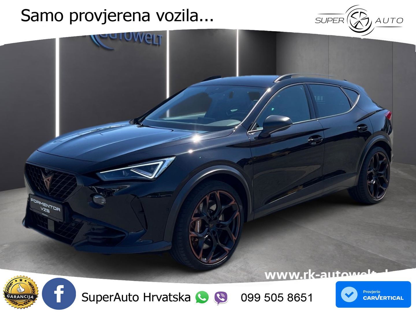 Cupra Formentor VZ5 2.5 TSI (390 KS) 4Drive DSG MATRIX+GR SJED+KAM