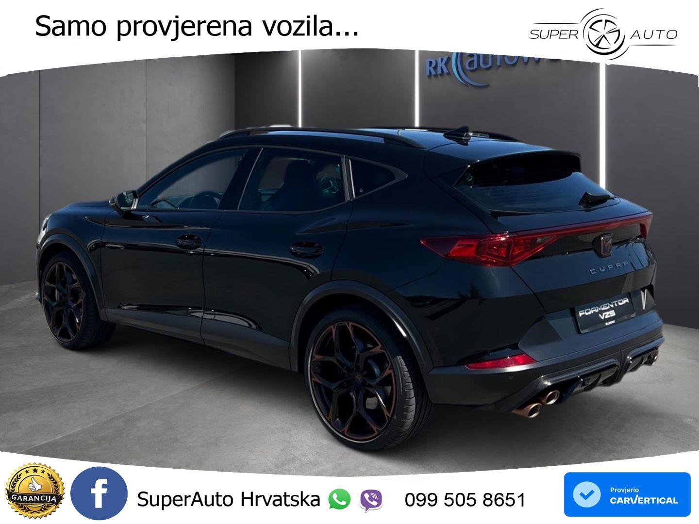 Cupra Formentor VZ5 2.5 TSI (390 KS) 4Drive DSG MATRIX+GR SJED+KAM