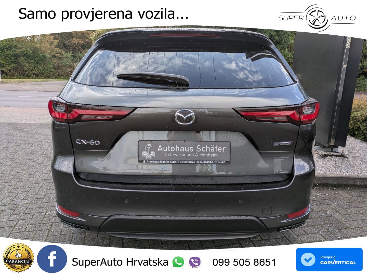 Mazda CX-60 3.3 e-Skyactiv D (200 KS) Automatic MATRIX+GR SJED+KAM