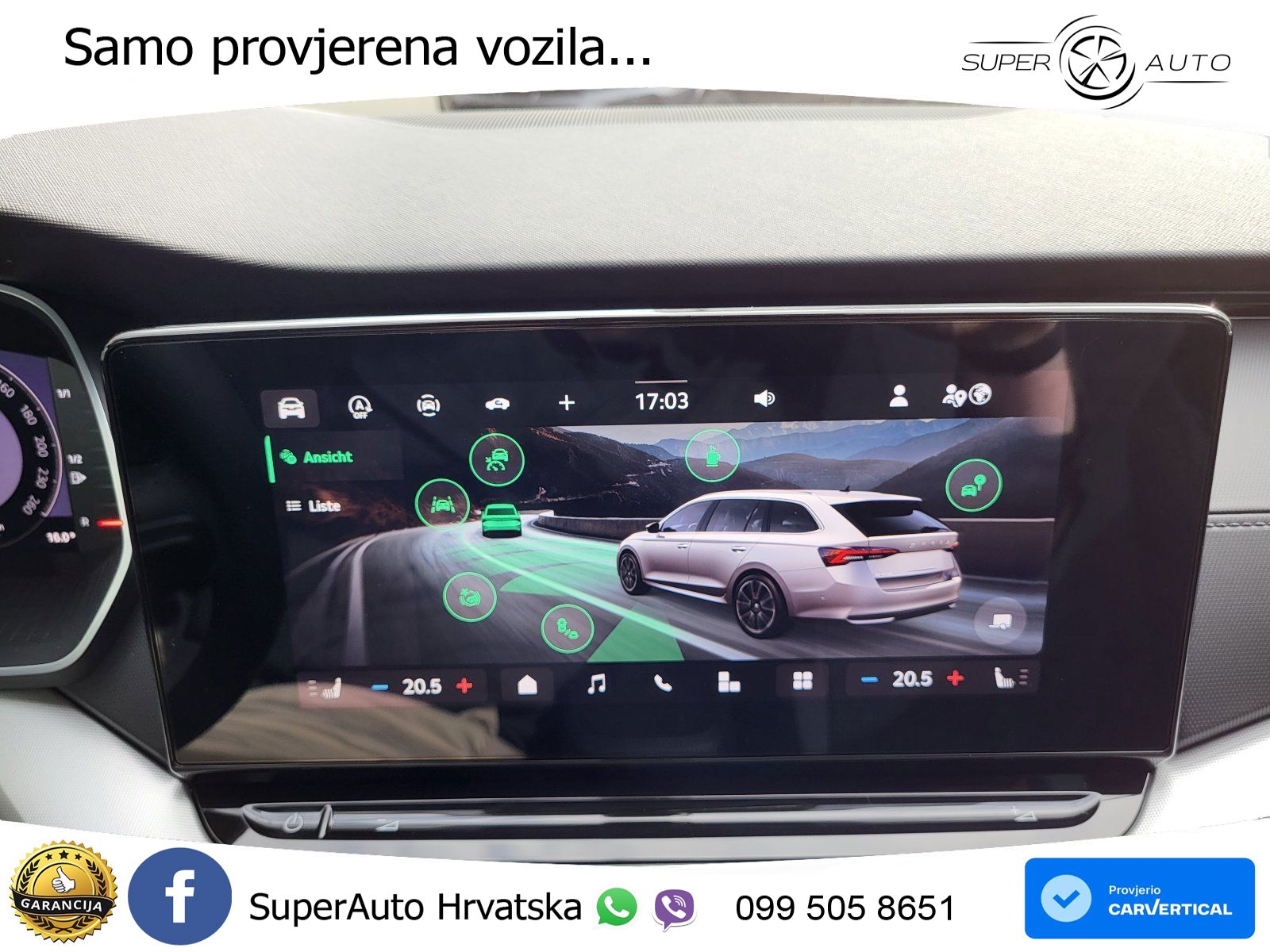 Škoda Octavia Combi 1.5 TSI (150 KS) DSG Selection LED+GR SJED+ACC