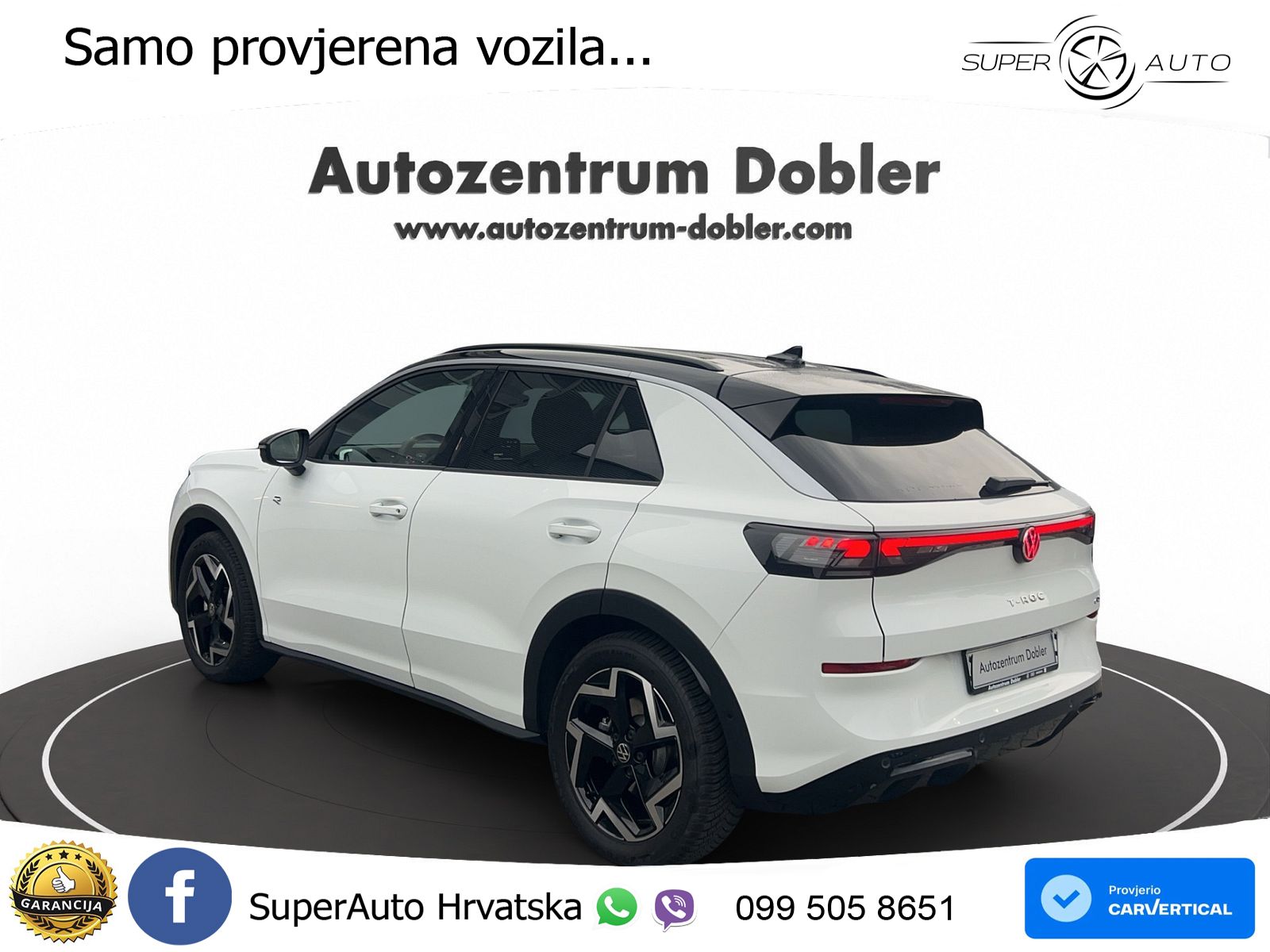 Volkswagen T-Roc 1.5 eTSI (150 KS)  DSG R-Line MATRIX+GR SJED+KAM