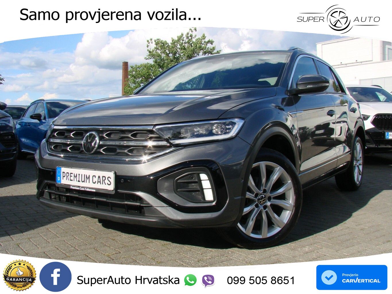 Volkswagen T-Roc 1.5 TSI (150 KS) DSG R-Line LED+GR SJED+ACC