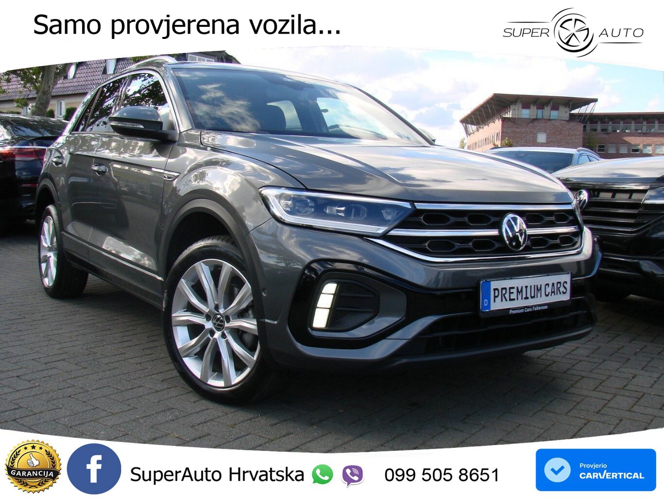 Volkswagen T-Roc 1.5 TSI (150 KS) DSG R-Line LED+GR SJED+ACC