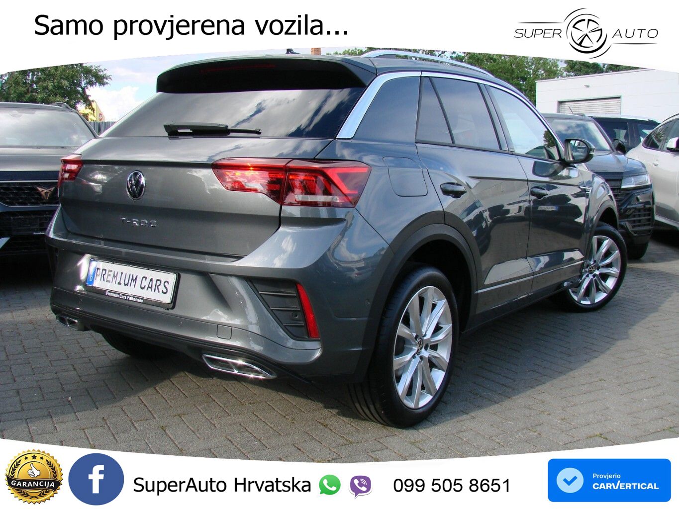 Volkswagen T-Roc 1.5 TSI (150 KS) DSG R-Line LED+GR SJED+ACC