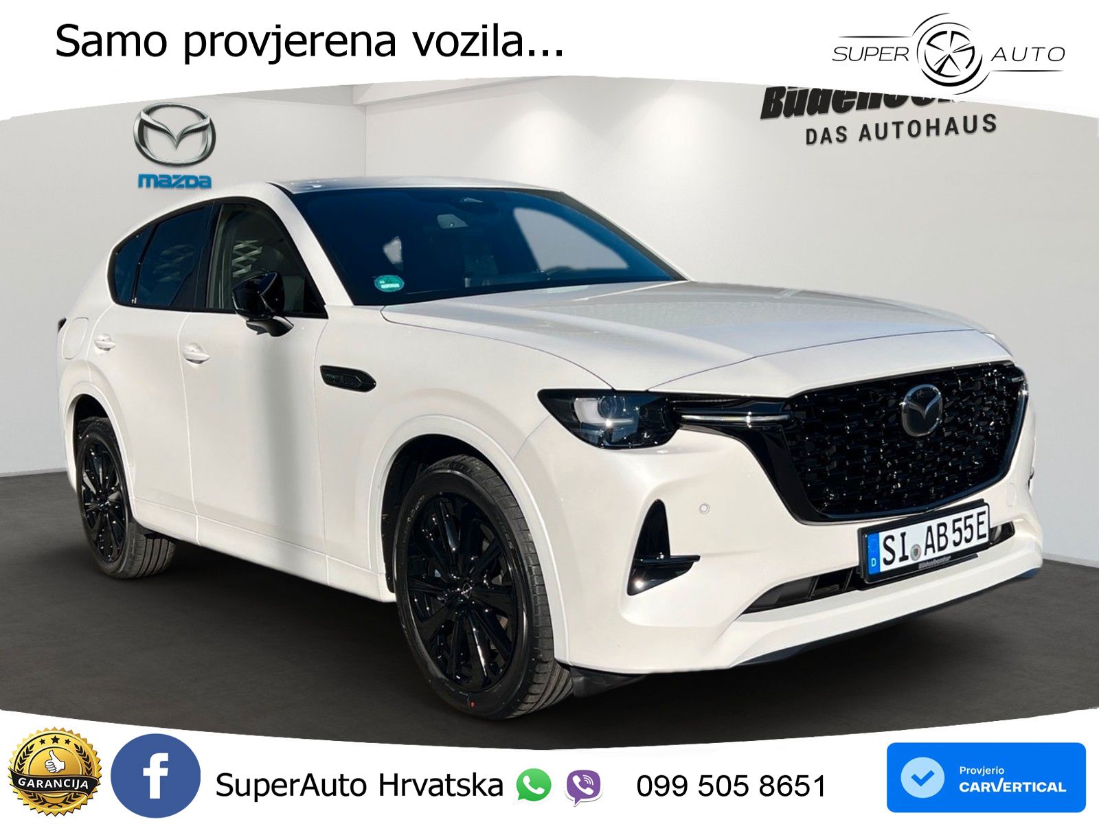 Mazda CX-60 2.5 e-Skyactiv (328 KS) AWD Automatic LED+GR SJED+ACC