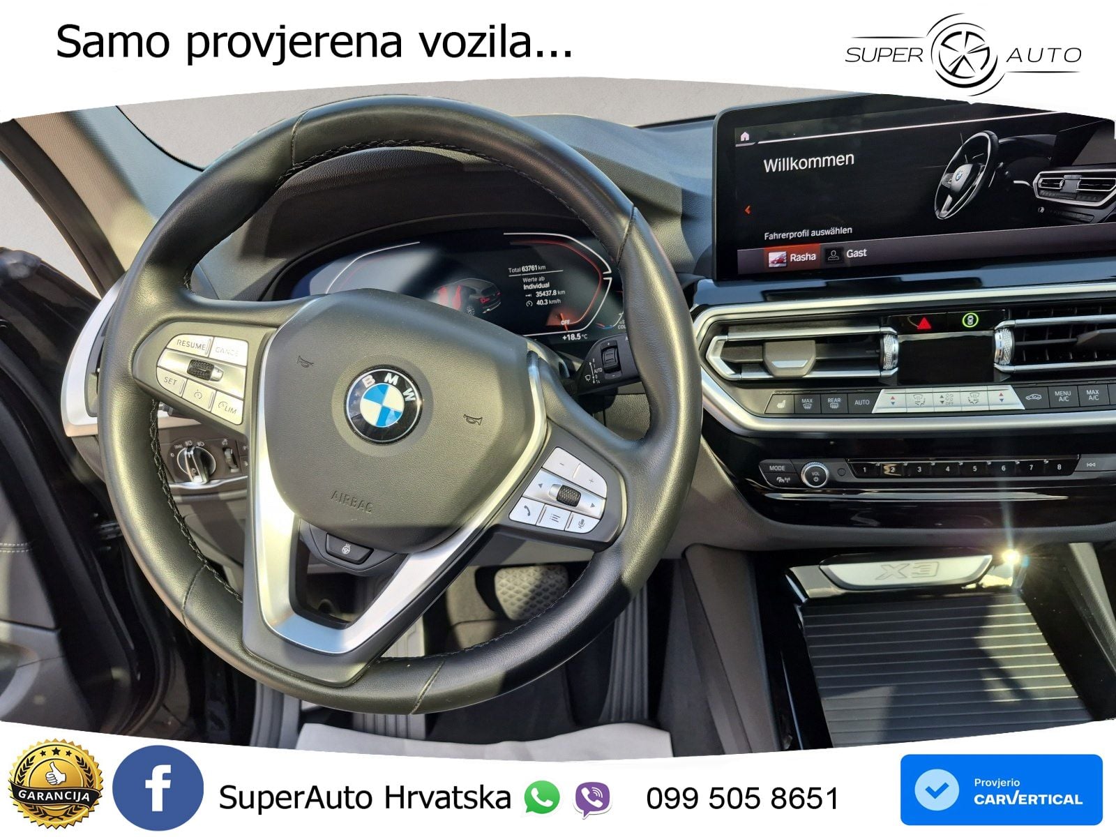 BMW X3 30d xDrive Steptronic LED+GR SJED+ACC