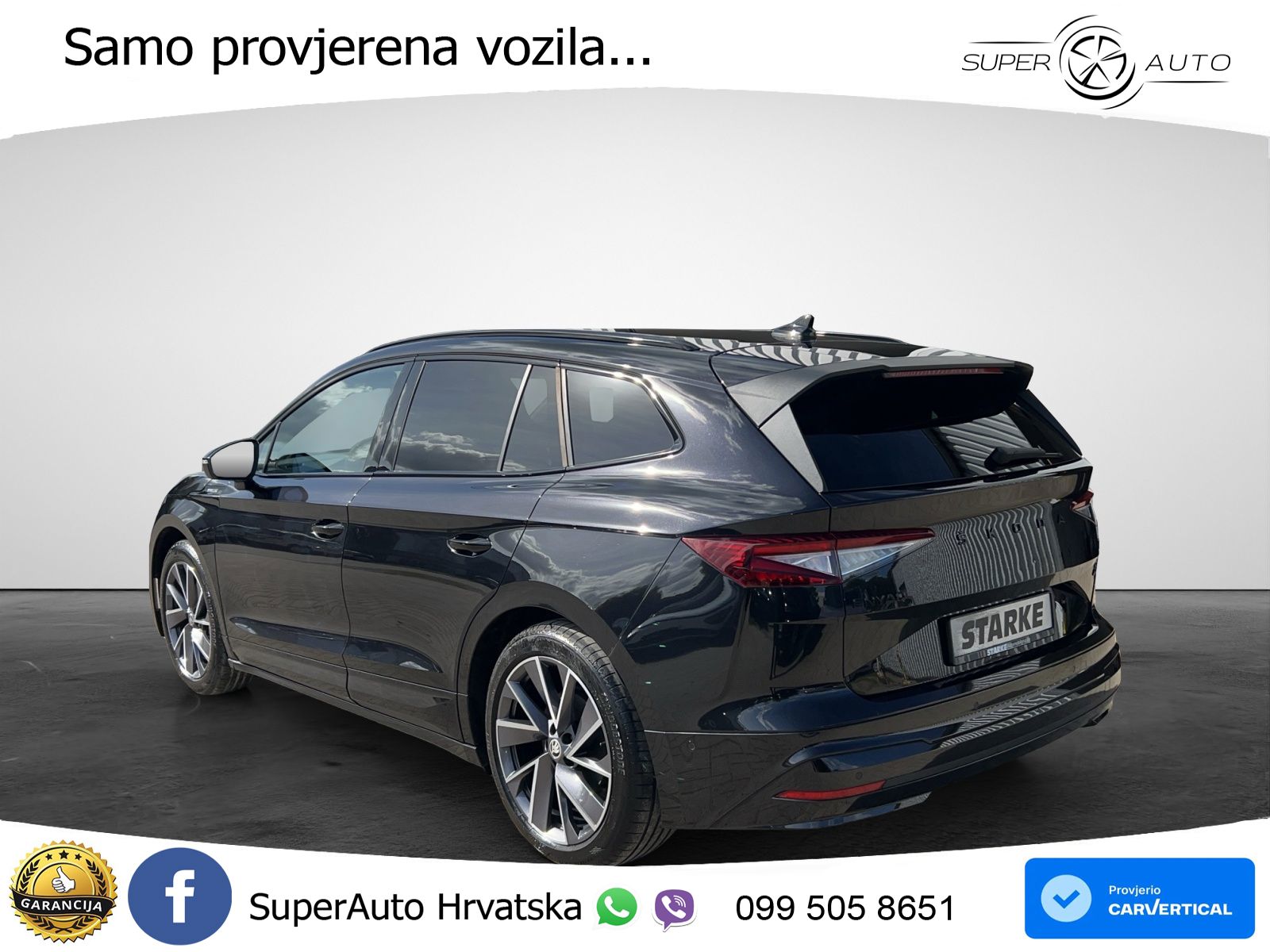 Škoda Enyaq iV 80 82 kWh (204 KS) SportLine LED+GR SJED+ACC