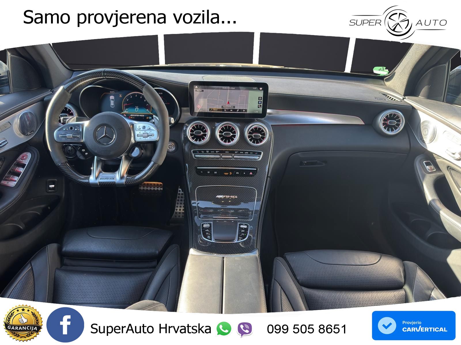 Mercedes GLC Coupe AMG 63 S V8 (510 KS) 4MATIC+ MCT LED+GR SJED+ACC