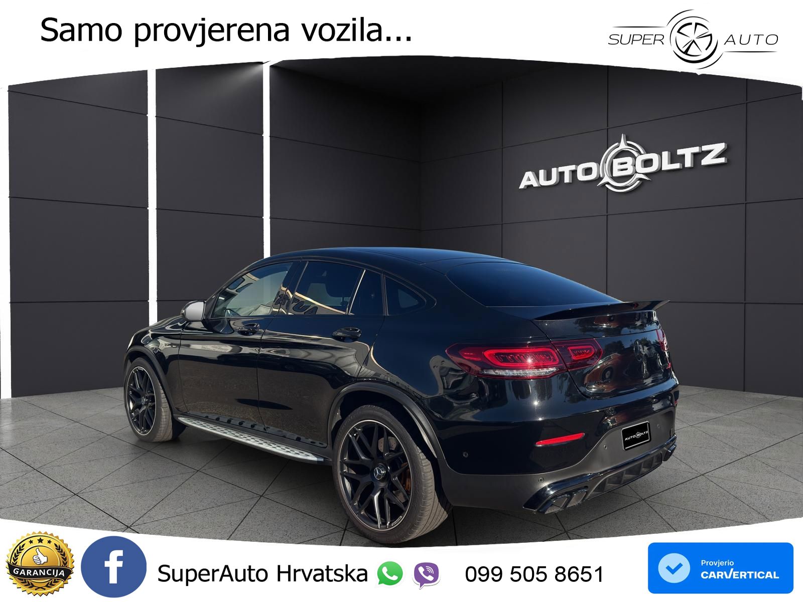 Mercedes GLC Coupe AMG 63 S V8 (510 KS) 4MATIC+ MCT LED+GR SJED+ACC