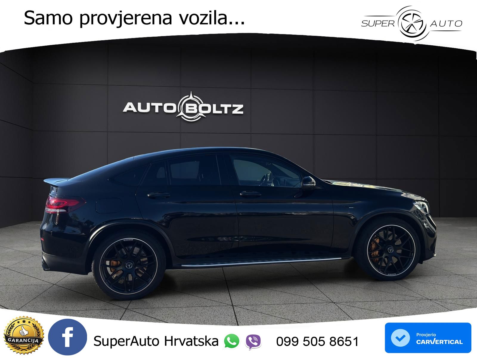Mercedes GLC Coupe AMG 63 S V8 (510 KS) 4MATIC+ MCT LED+GR SJED+ACC