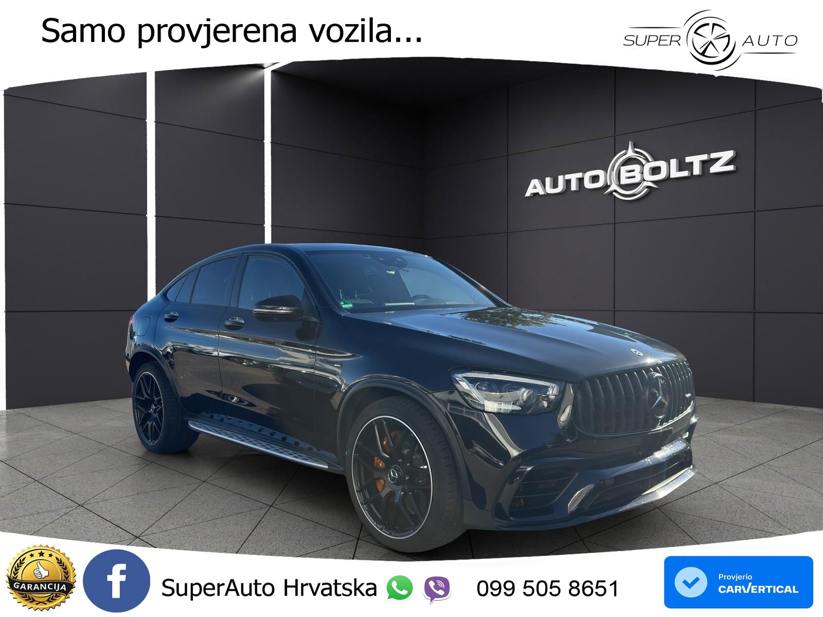 Mercedes GLC Coupe AMG 63 S V8 (510 KS) 4MATIC+ MCT LED+GR SJED+ACC